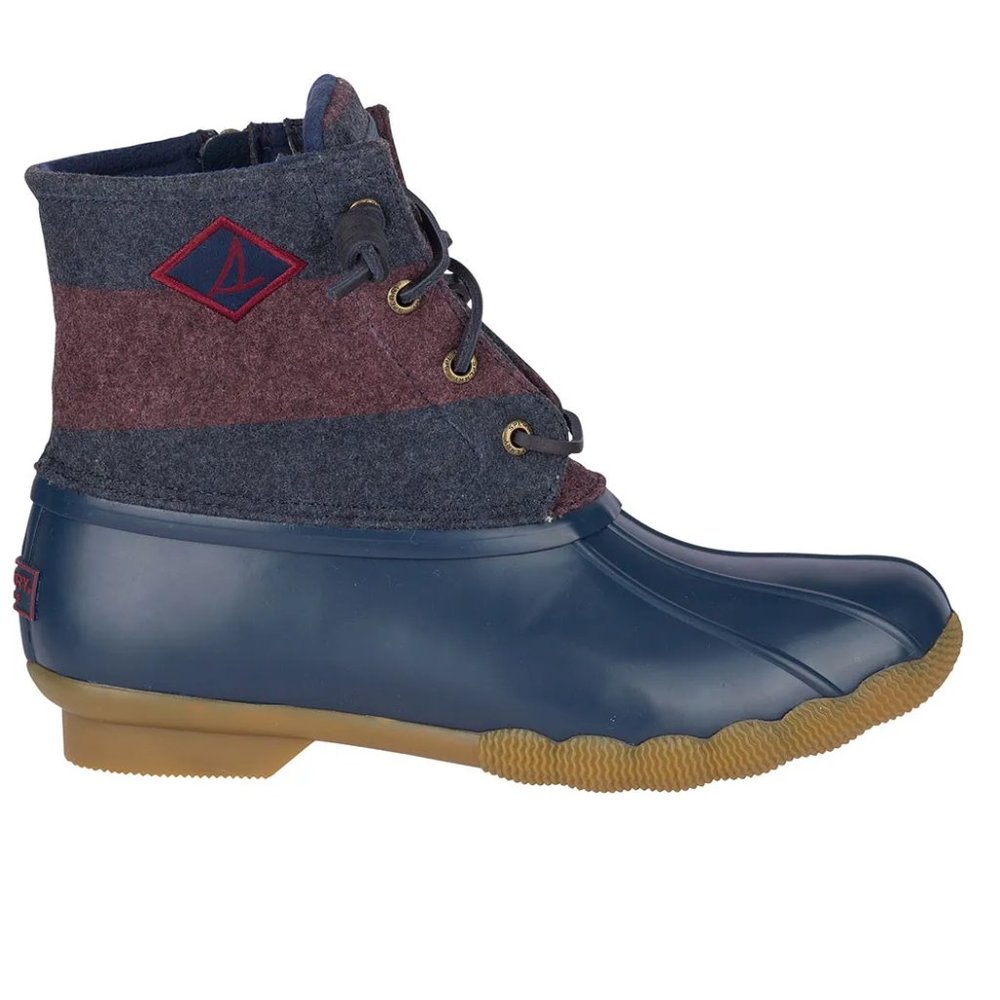 Sperry Women's Saltwater Varsity Stripe Booties - Picture 5 of 10